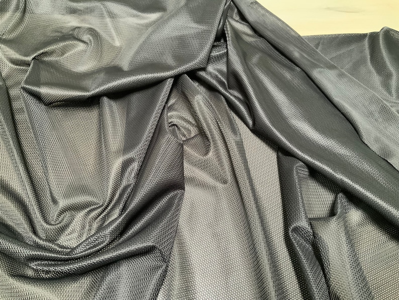 Black Sport Mesh Knit Fabric 100 Polyester, Sport Fabric, Football