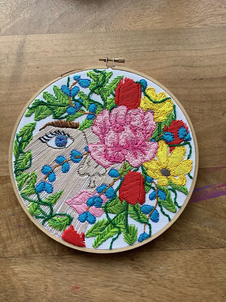 Nature embroidery  etsy Nature embroidery  etsy