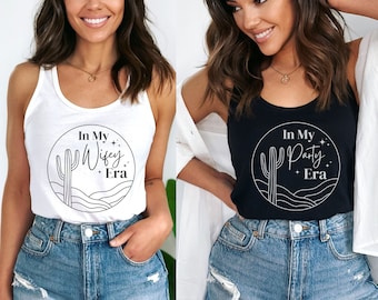 In My Party Era Bachelorette Tank | Desert Bachelorette, Scottsdale Bachelorette Shirts Party, Scottsdale Arizona Desert Vibes