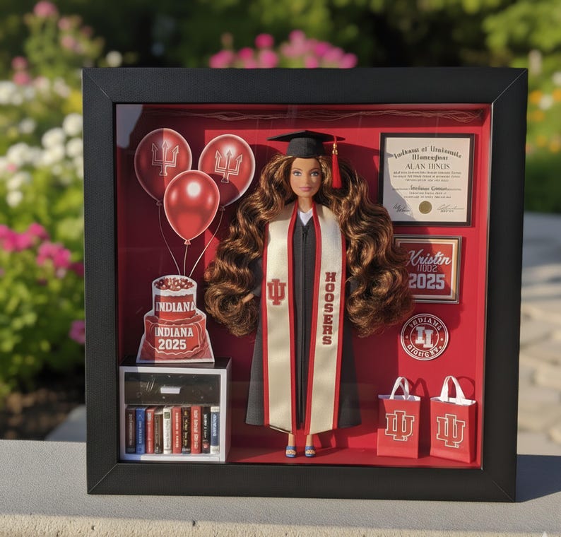 Custom Graduation Gift Shadow Box Frame Personalized College Gift Class ...