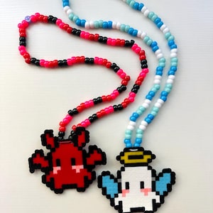 Angel & Devil Perler Necklaces