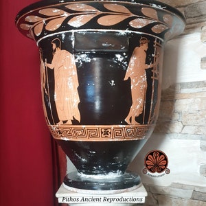 Reproduction Attic red-figure bell-shaped krater. Height 41cm. image 7