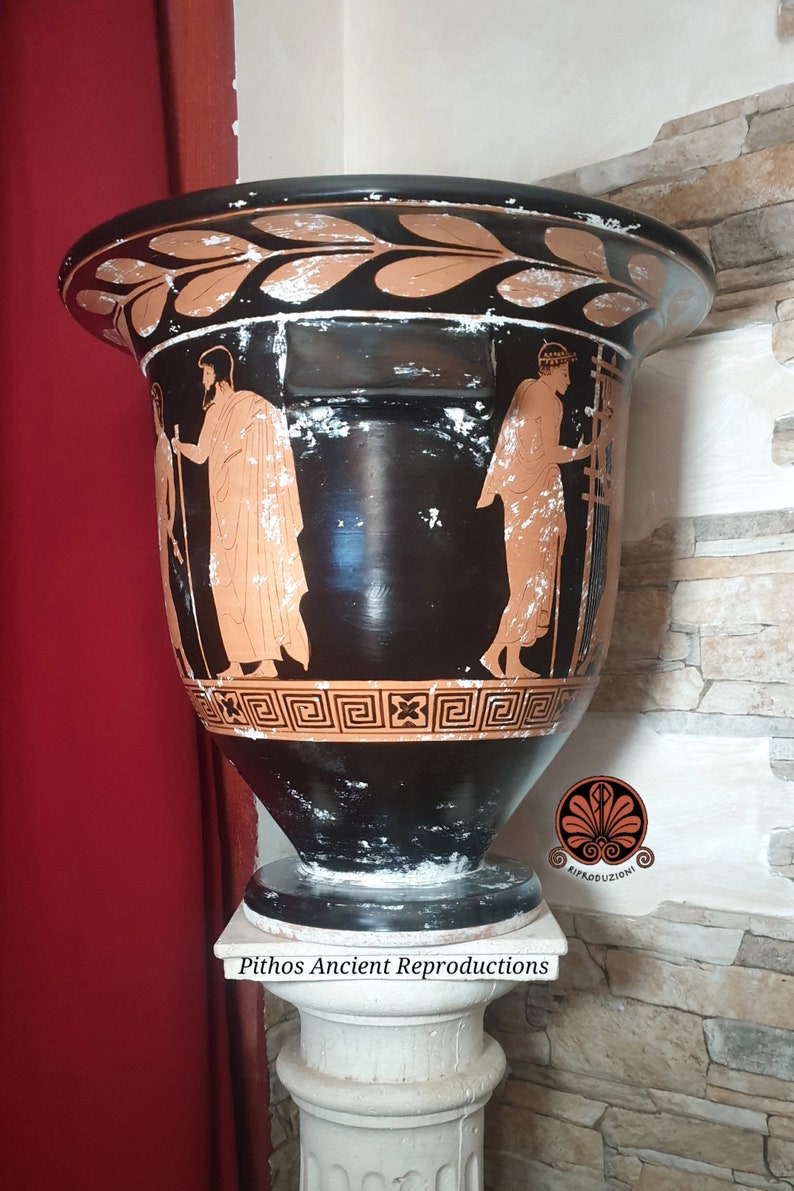 Reproduction Attic red-figure bell-shaped krater. Height 41cm. image 7