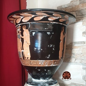 Reproduction Attic red-figure bell-shaped krater. Height 41cm. image 3