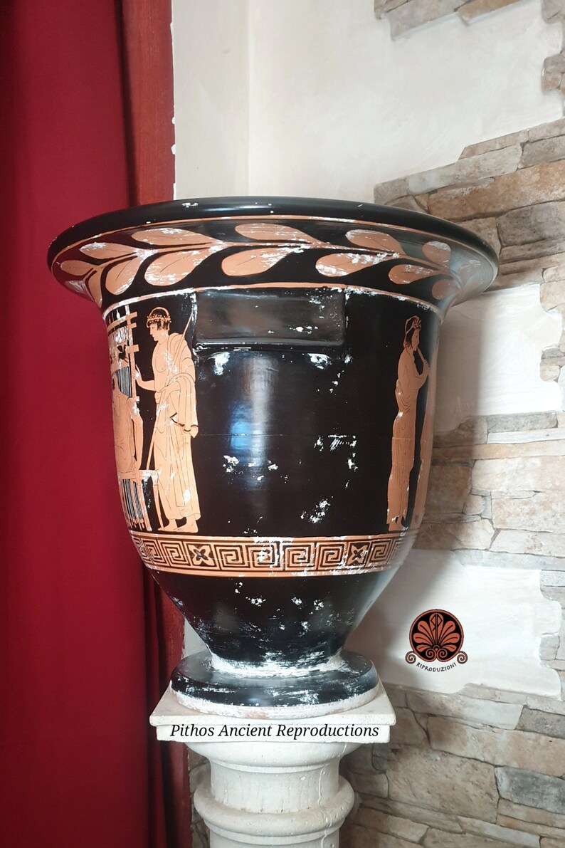 Reproduction Attic red-figure bell-shaped krater. Height 41cm. image 3