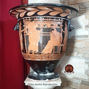 Reproduction Attic red-figure bell-shaped krater. Height 41cm. image 1