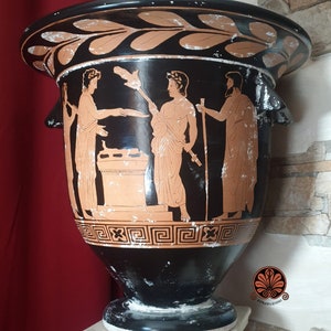 Reproduction Attic red-figure bell-shaped krater. Height 41cm. image 5