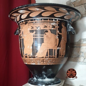 Reproduction Attic red-figure bell-shaped krater. Height 41cm. image 2