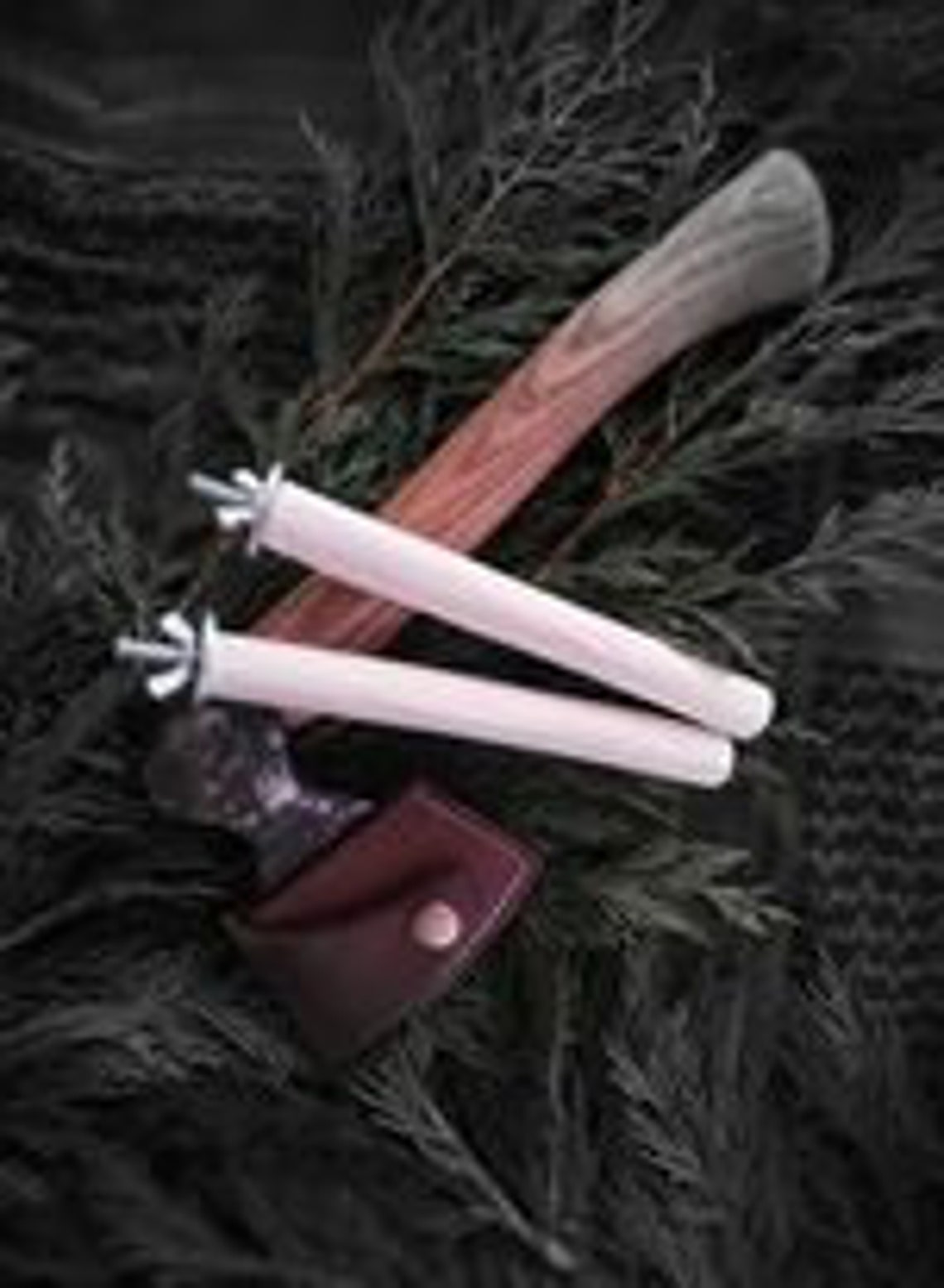 Natural wooden bird perches pack of 2 Etsy