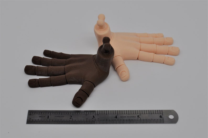 Flexi-Hand ToyKnick Knack 3D Printed