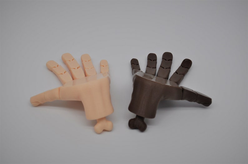 Flexi-Hand ToyKnick Knack 3D Printed