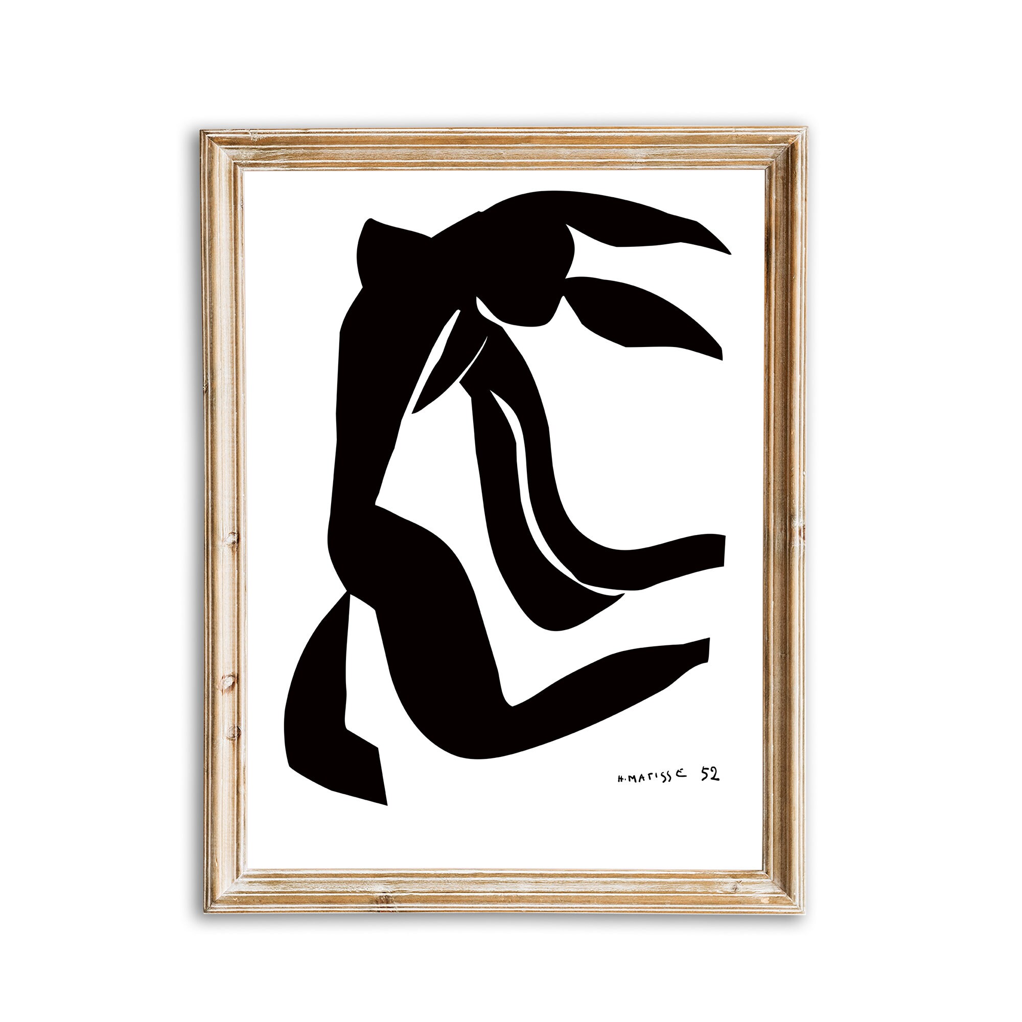 Matisse Print Matisse Poster Black and White Art Minimalist - Etsy UK