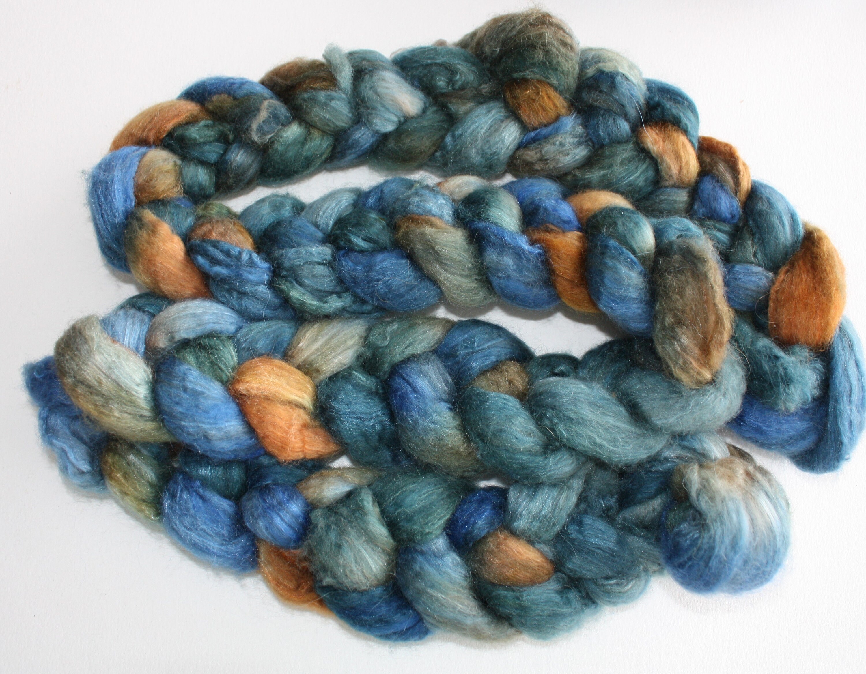 Yak and Camel Fiber for Spinning, Hand Dyed Roving for Spinning of