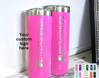 Custom Laser Engraved Stainless Steel Tumbler, Personalized  22 Oz