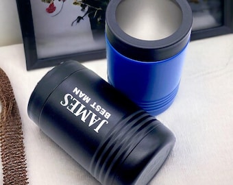 Personalized Stainless Steel Can Cooler Custom Engraved