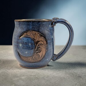 Moon - handmade stoneware pottery mug