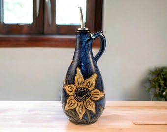 Sunflower oil bottle