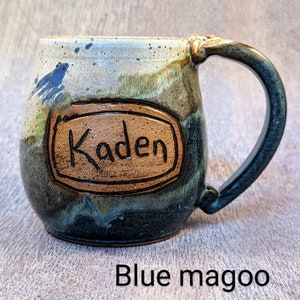 Custom mugs - handmade stoneware mug - customizable