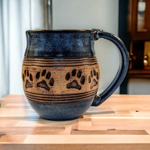 Paw print mug