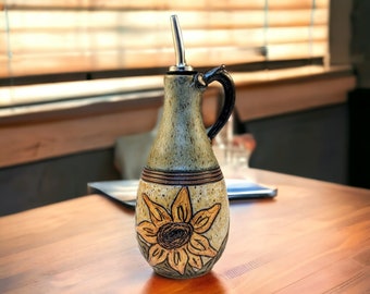 Sunflower oil bottle