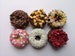 Vegan Chocolate Donuts • Handmade Chocolates • Vegan Chocolate • Letterbox Gifts • Moo Free Chocolate Donuts • Mini Chocolate Donuts • 