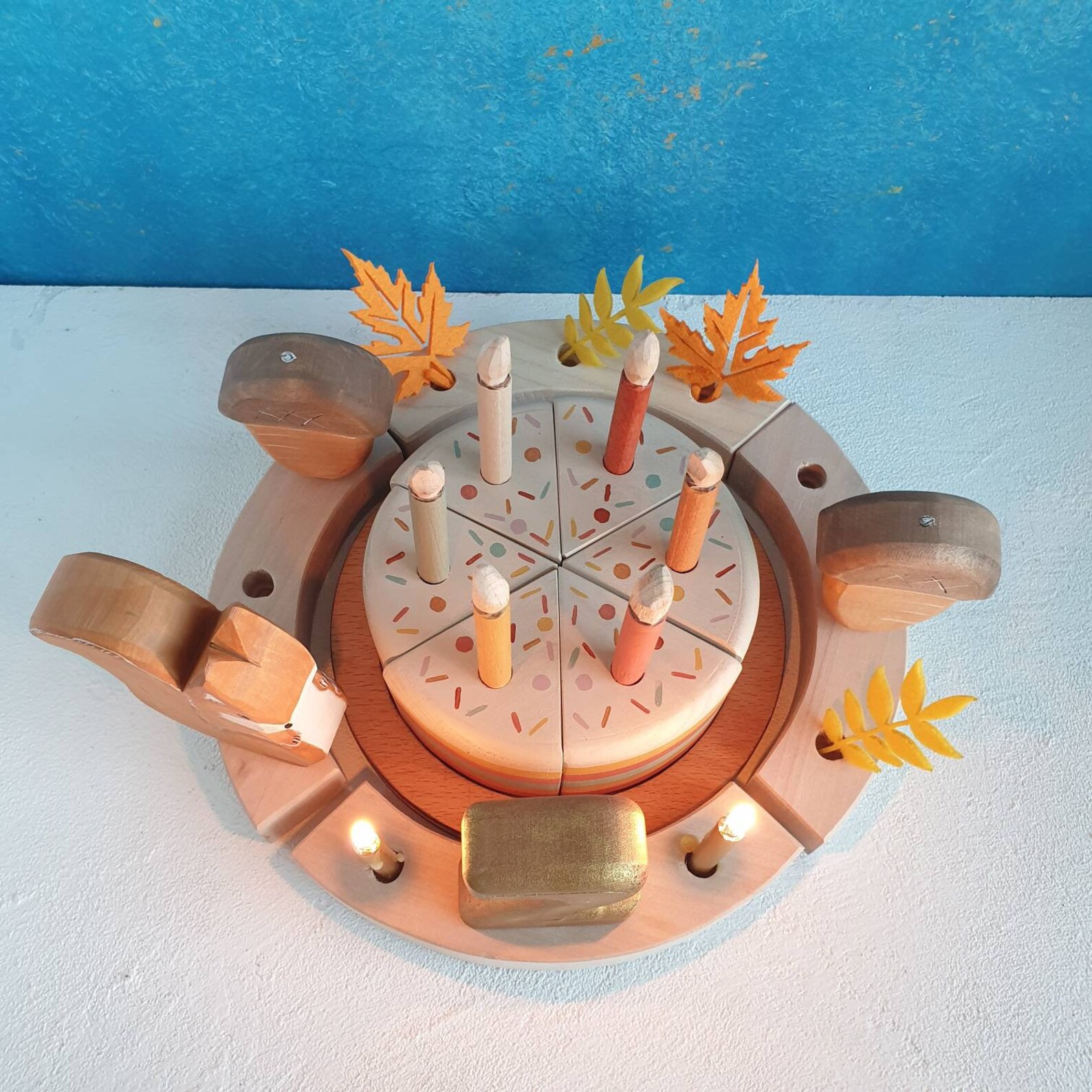 Waldorf Birthday Celebration Ring Wooden Birthday Ring Etsy Australia