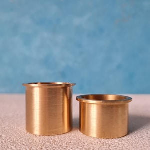 Standard Taper Brass Candle Holder 7/8, Minimalist Taper Candle Holder, New Year Candle Holder, Home Decor Object, Festive Candle Drip Cups