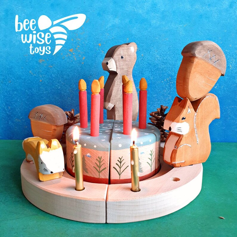 Waldorf Birthday Celebration Ring Wooden Birthday Ring Etsy Australia