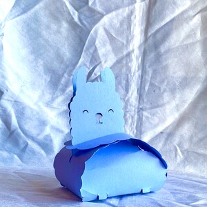 Llama Box Template DIY Gift Box Treat SVG for Easter Party Favor Box ...