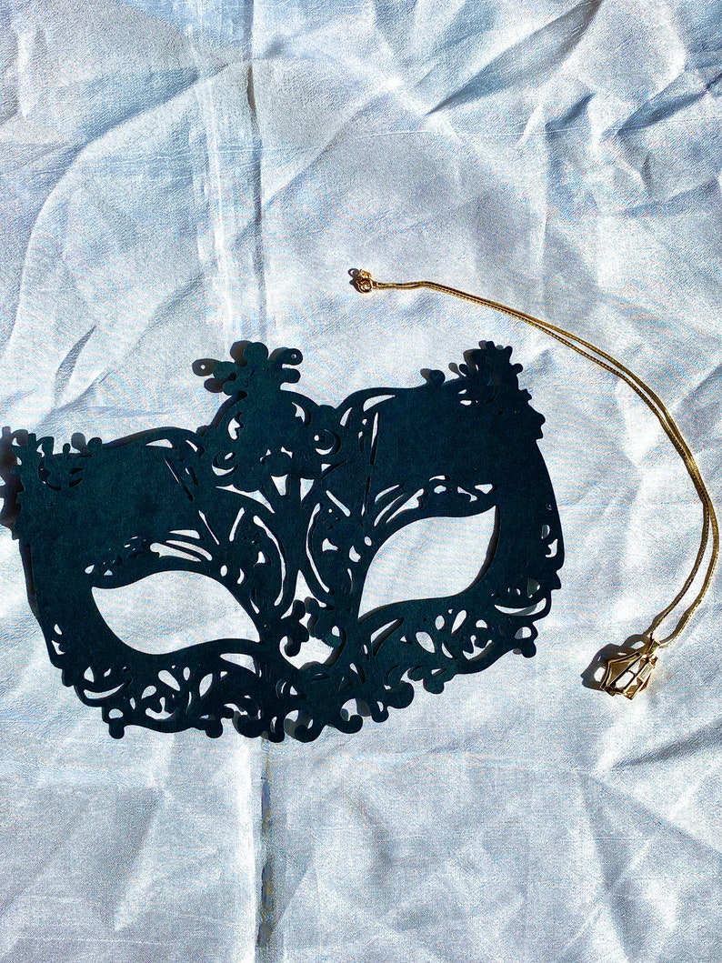 mardi gras mask cutout