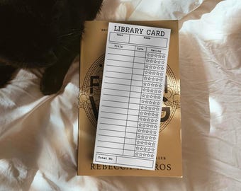 2026 Reading List Bookmark Printable Template, Book Club Book Tracker Bookmark, Book Lover Gift Idea, Library Card Reading Log Book Mark