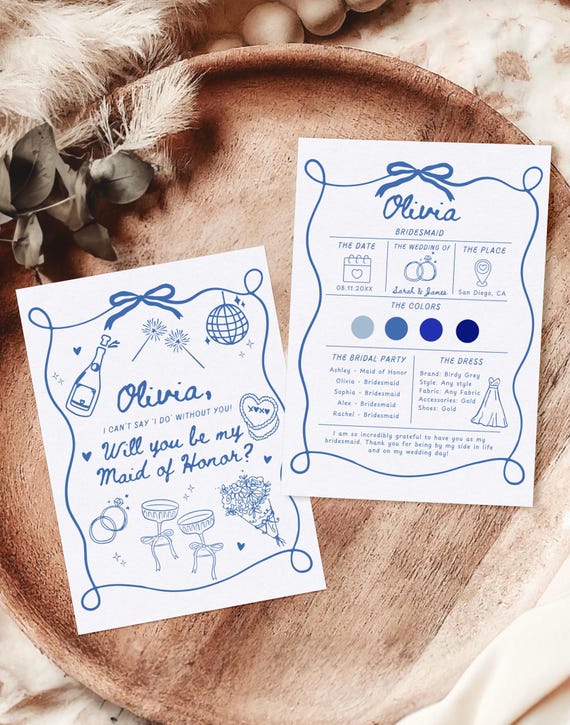 will you be my bridesmaid dress card Editable Will You Be My Bridesmaid Card Proposal Photo Card Boho Rusti