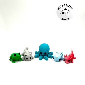 Pacote de 5 figuras articuladas de mini animais