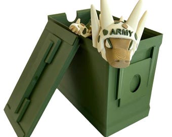 Army Dragon – Colecionável totalmente articulado com estojo para munição