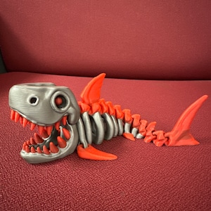 Flexifactory Shark | 3D Printed Shark Skeleton | Shark Skeleton - Etsy