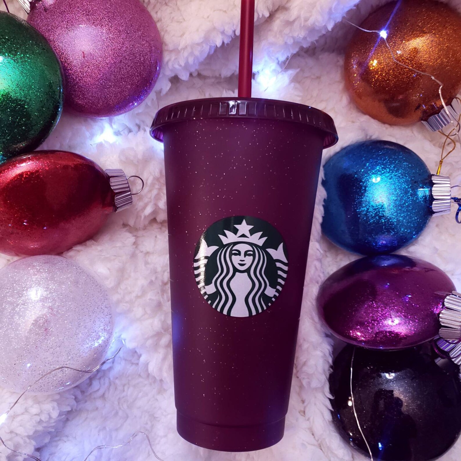 Starbucks Holiday Cups Starbucks Glitter Cups Limited Etsy
