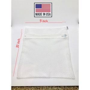 Mesh Laundry Bag for Delicates, Wash Bag for Underwear and Lingerie, Makeup  Organizer Bag (2 Medium)