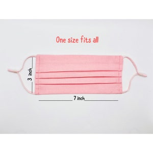 Summer face-mask cool mask Solid color face mask /light weight / face mask with colorful elastic/ filter pocket.  for work