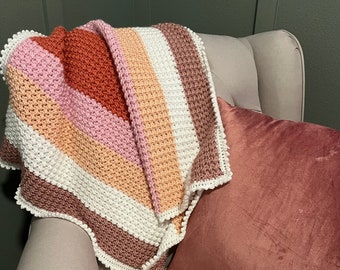 Baby Girl Crochet Baby Blanket