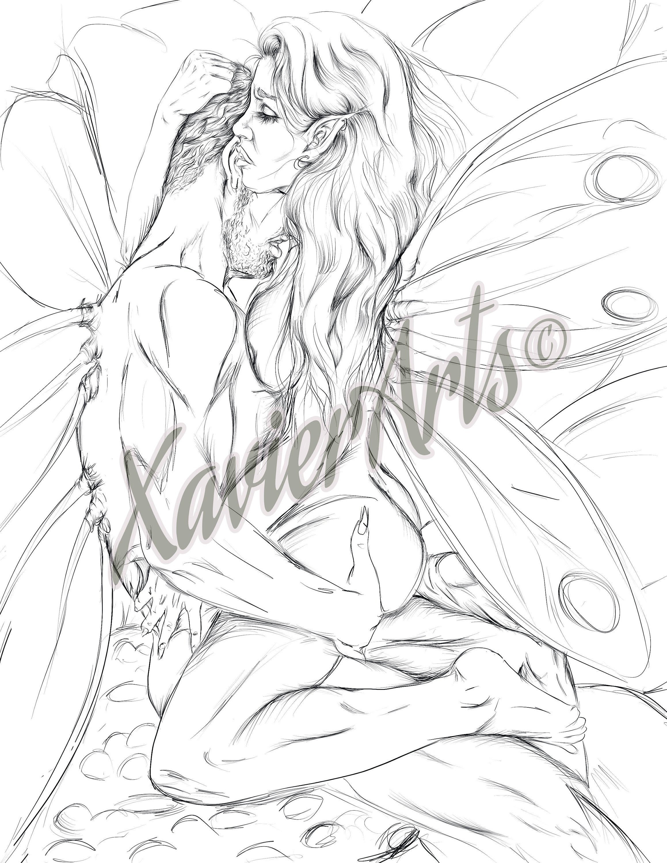 Nude Fairy Coloring Sheet NSFW Mature Content - Etsy Nude Fairy Coloring Sheet NSFW Mature Content - Etsy