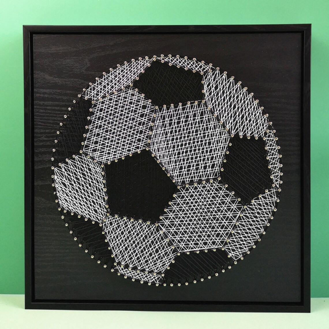 String art customization DIY football string art kit string Etsy