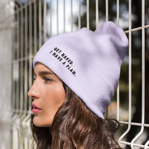 Get naked organic cotton beanie, sustinable beanie