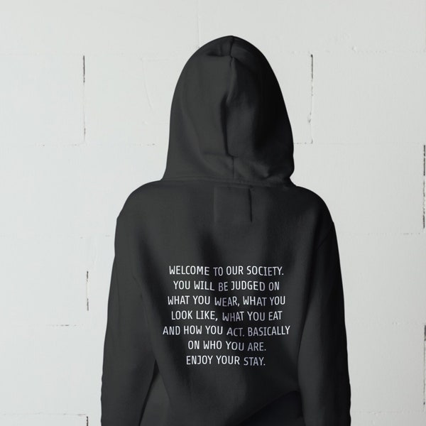 Welcome to our society organic cotton hoodie, Eco Friendly, High Quality, Unisex, Peta Vegan Approved, Sustainable,  Fair made, Recycled