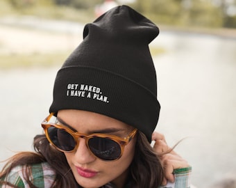 Get naked organic cotton beanie, sustinable beanie