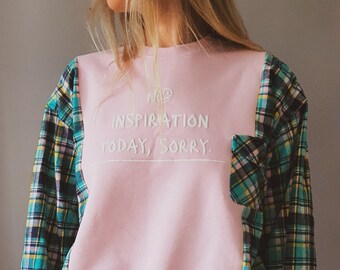 Sudadera reciclada cuello redondo rosa uno de los regalos amables para su suéter rosa de invierno con capucha acogedora rosa
