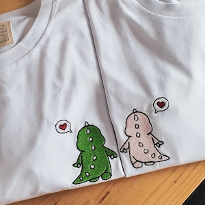 Camiseta de pareja de dinosaurios Etsy Mexico