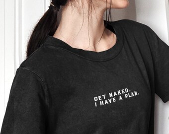 Obtenez un t-shirt bio noir nu, fabriqué de manière éthique, approuvé par Vegan et Peta, respectueux de la nature