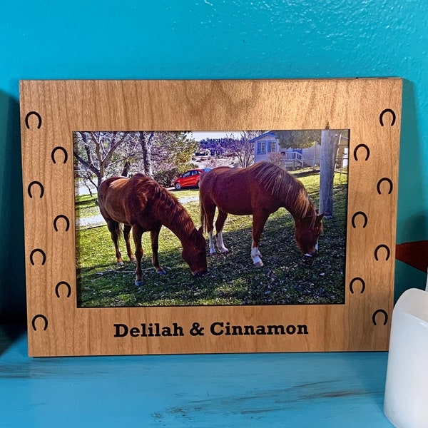 Horse Picture Frames Etsy