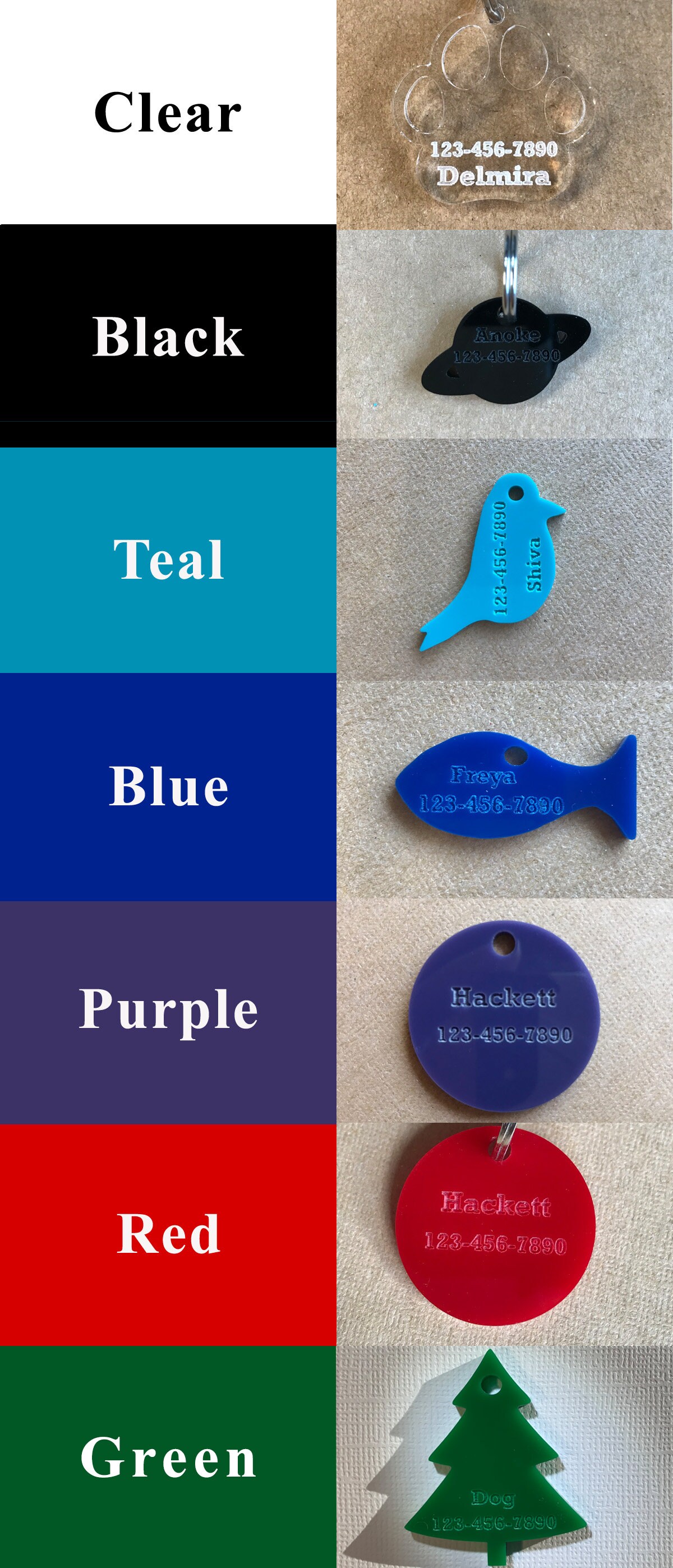 Christmas Tree Dog Tag Dog id Tag cute dog tag dog name Etsy