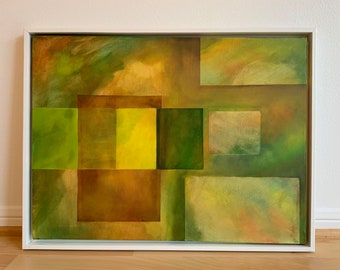 Composition No.5 - Contemporary Wall Art, Acrylic Painting, Geometric Abstraction. MSALAZARDESIGN.
